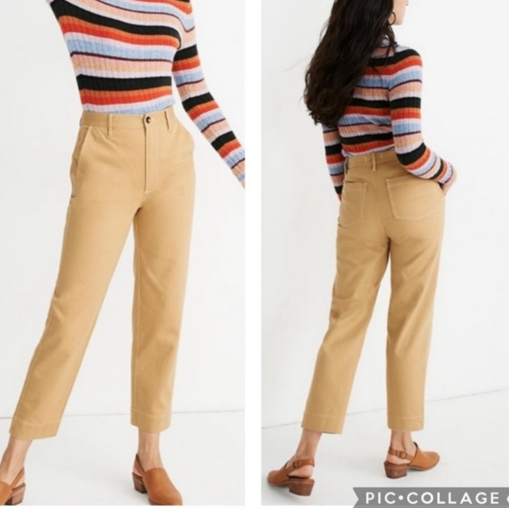 Madewell Tapered Pants High Rise Desert Dune